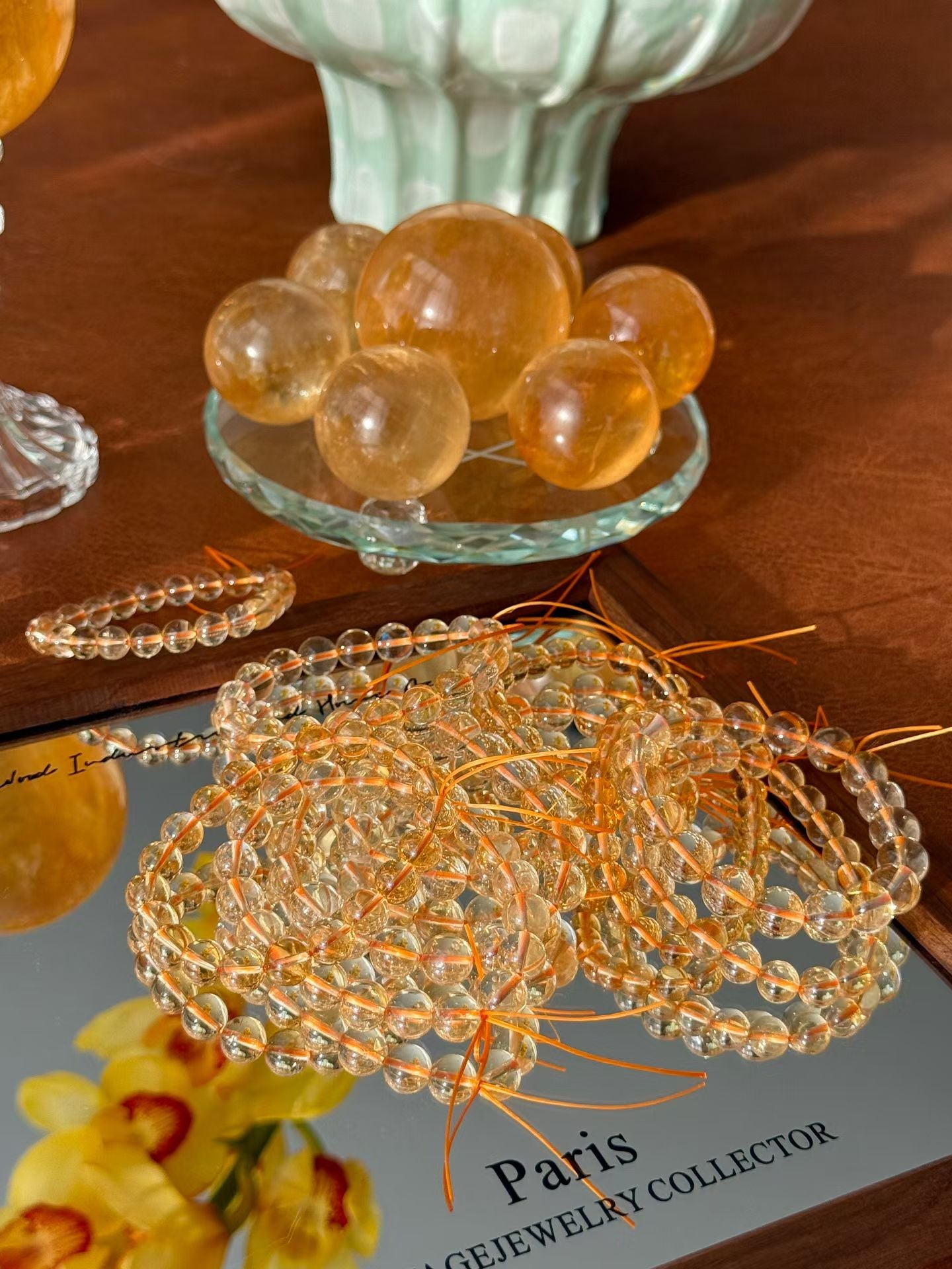 Earth Element | Natural Brazilian Citrine Bracelet for Abundance