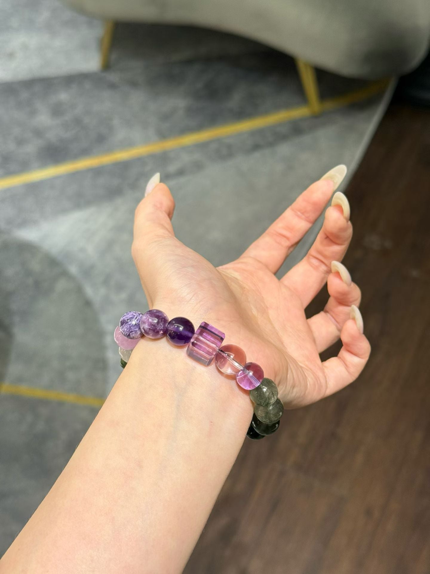 The High-Vibe Transformation Bracelet | Lavender & Forest Energy Synergy for Intuition, Leadership & Emotional Healing