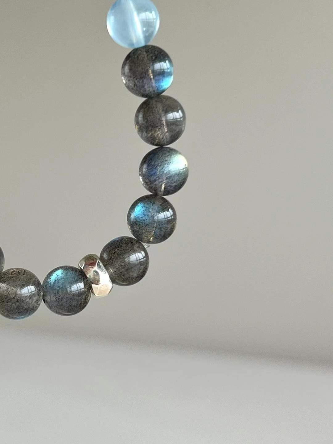 Water Element | Blue Kyanite, Grey Moonstone & Aquamarine for Peace & Clarity