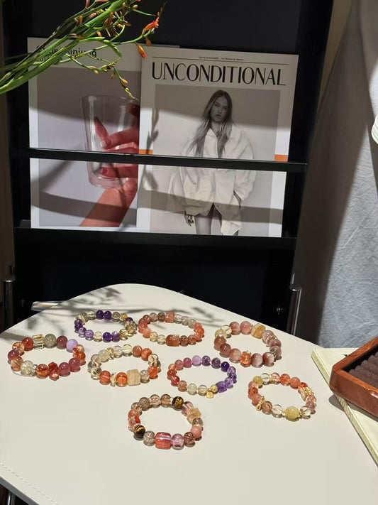 Personalized Cosmic Crystal Bracelet