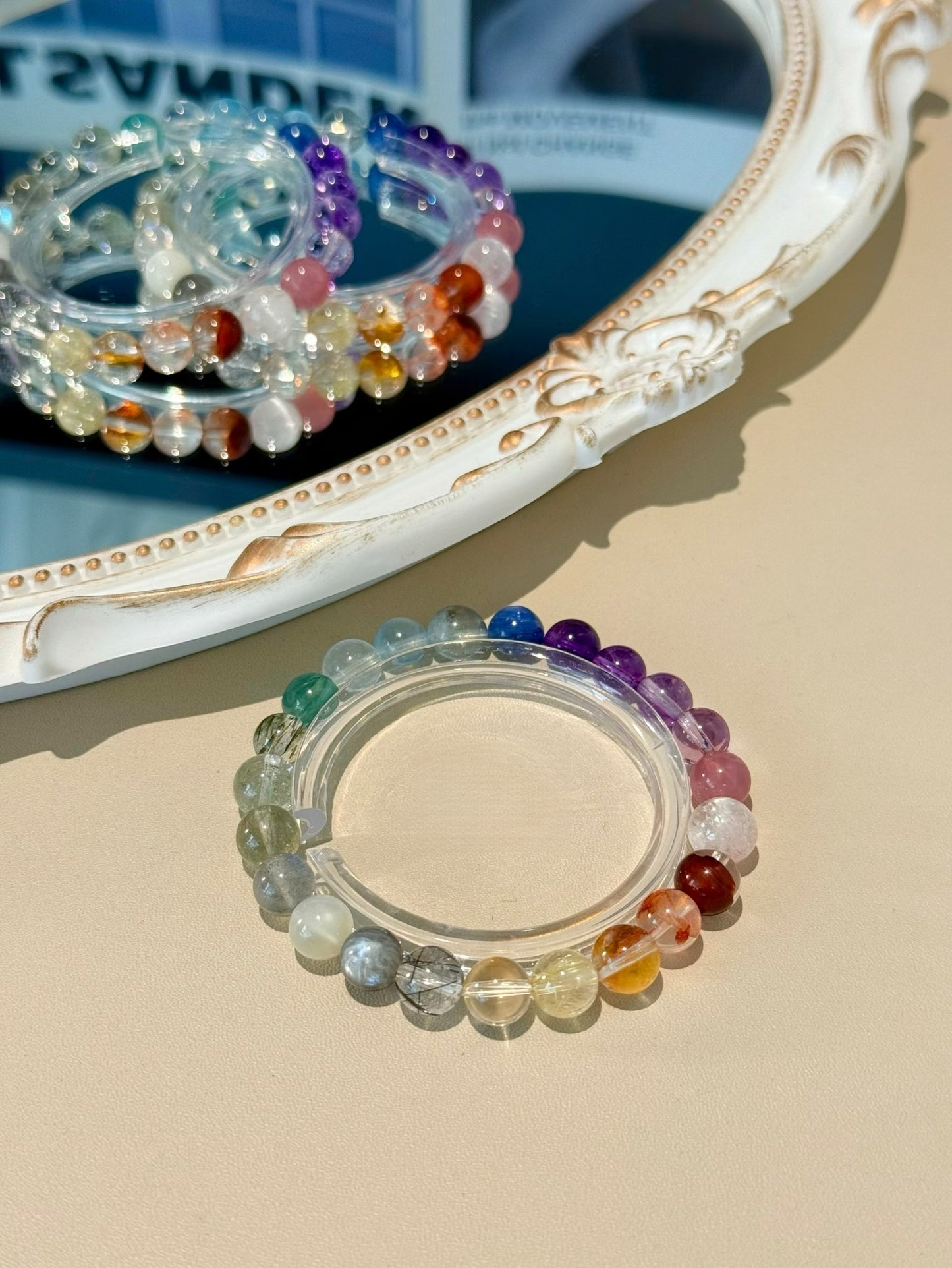 Duo Bao Rainbow Gemstone Bracelet - Prism Chakra
