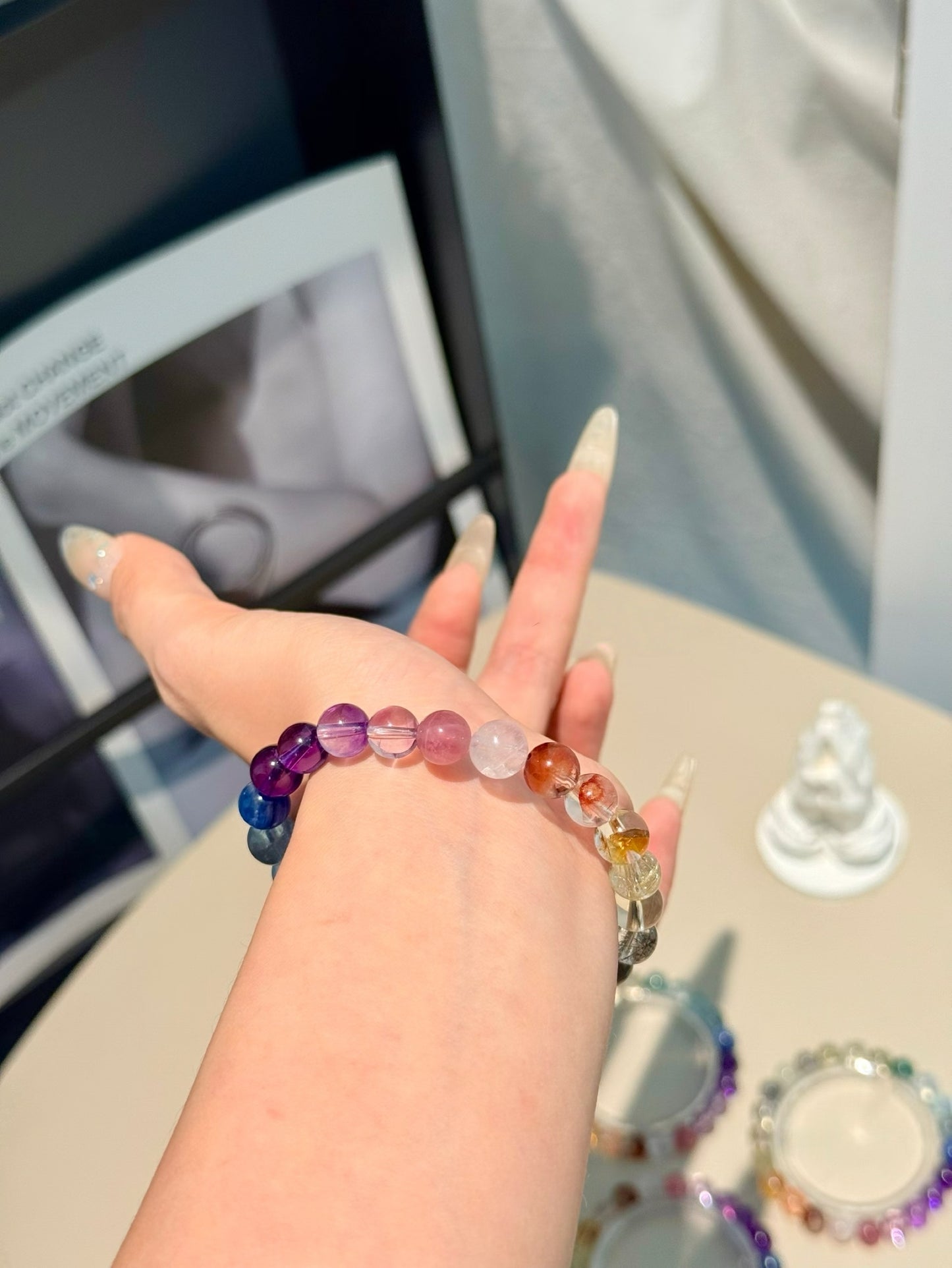 Duo Bao Rainbow Gemstone Bracelet - Prism Chakra