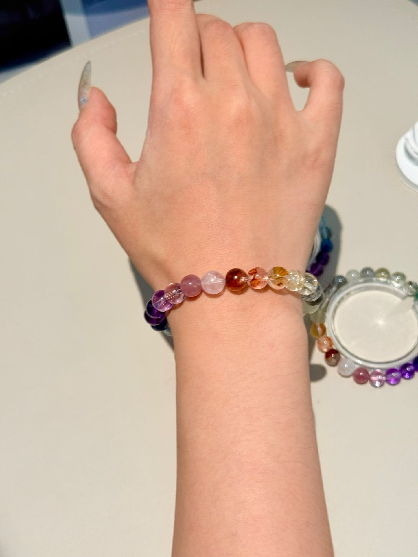 Duo Bao Rainbow Gemstone Bracelet - Prism Chakra