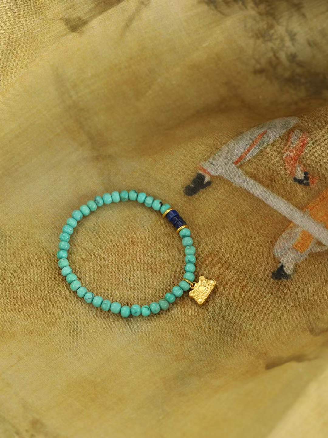 Your Guardian in Stone: The Natural Turquoise & Chinese Zodiac Protection Bracelet