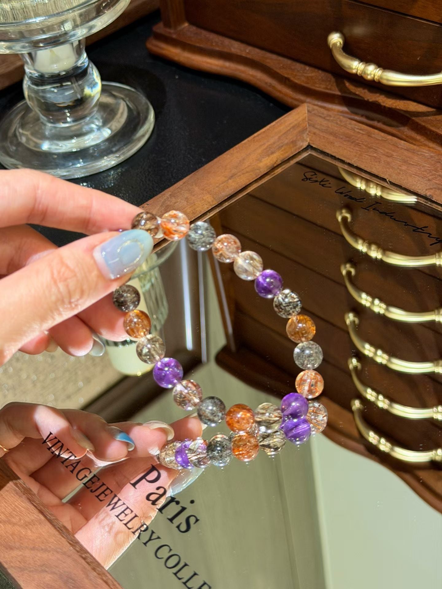 Amethyst & Black Rutilated Quartz for Energy, Protection & Focus