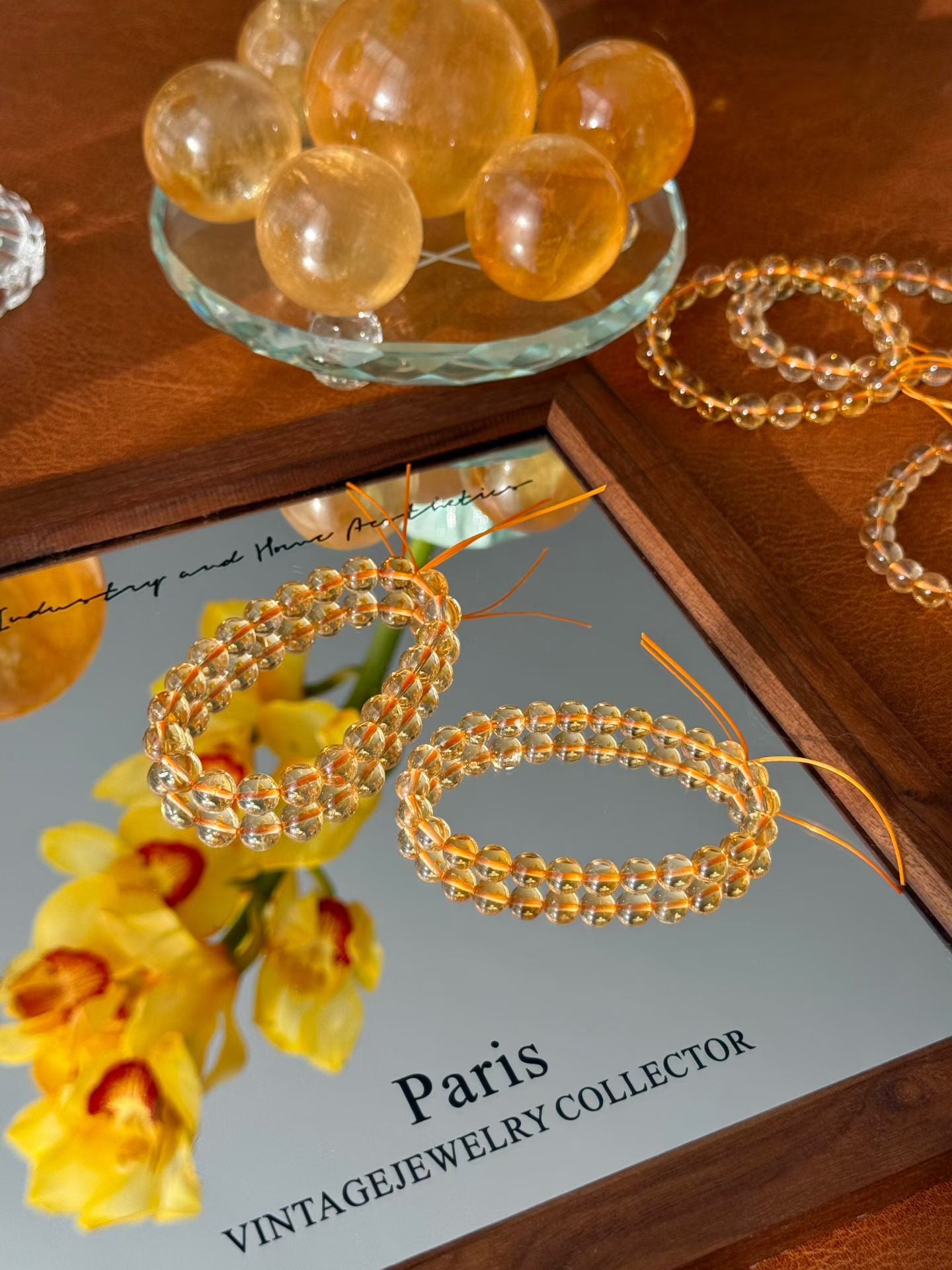 Earth Element | Natural Brazilian Citrine Bracelet for Abundance