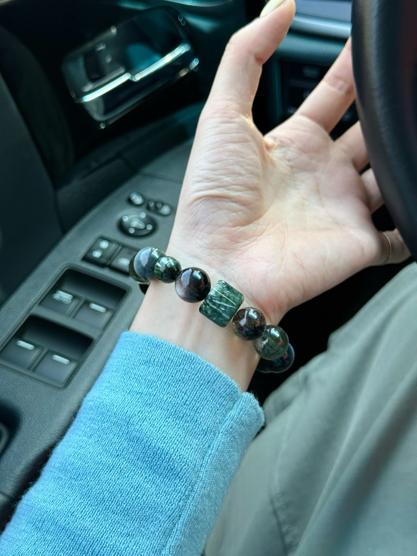 "Energy Armor" Bracelet | Wood & Water Element for Success