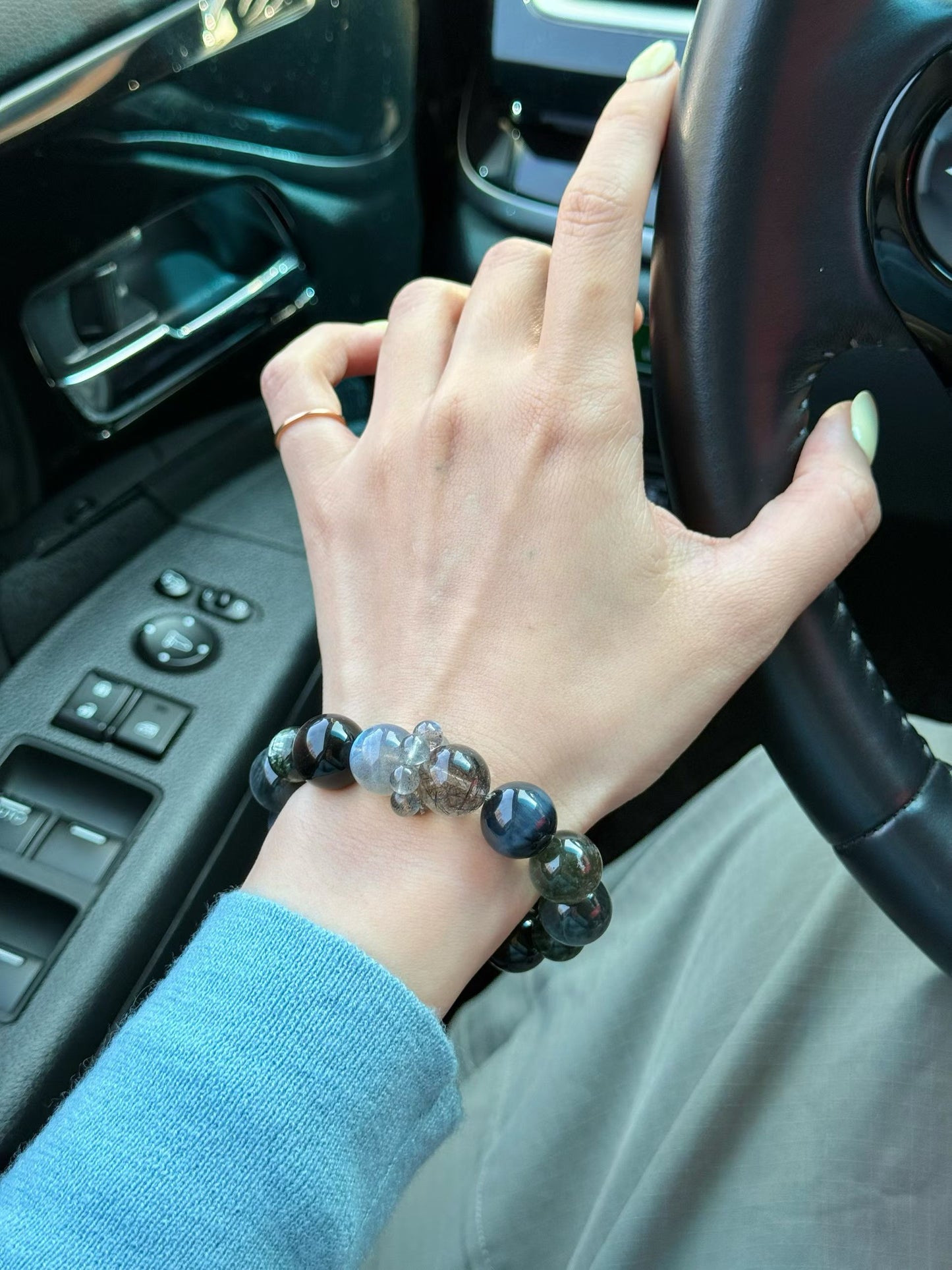 "Energy Armor" Bracelet | Wood & Water Element for Success