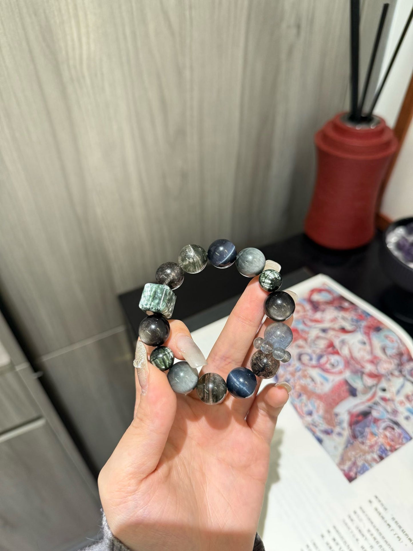 "Energy Armor" Bracelet | Wood & Water Element for Success