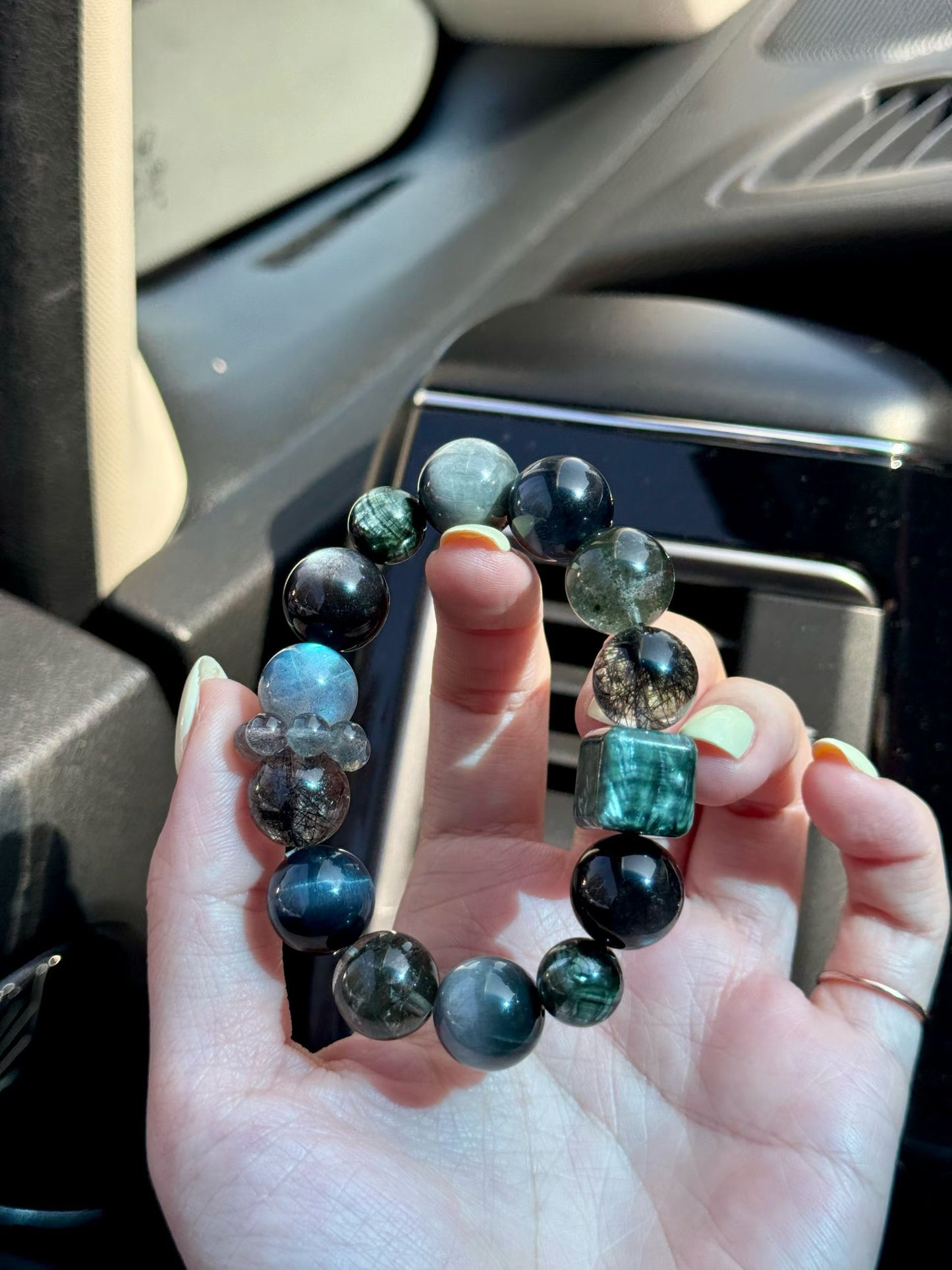 "Energy Armor" Bracelet | Wood & Water Element for Success