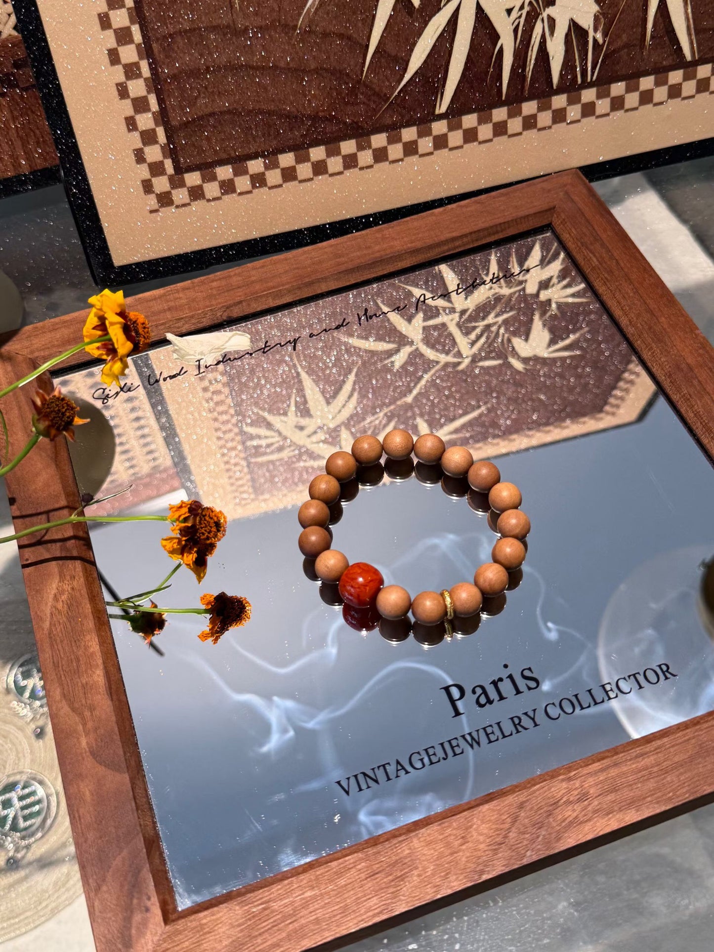 Mother’s Day Special | Zen Healing Sandalwood & Red Agate Serenity Bracelet