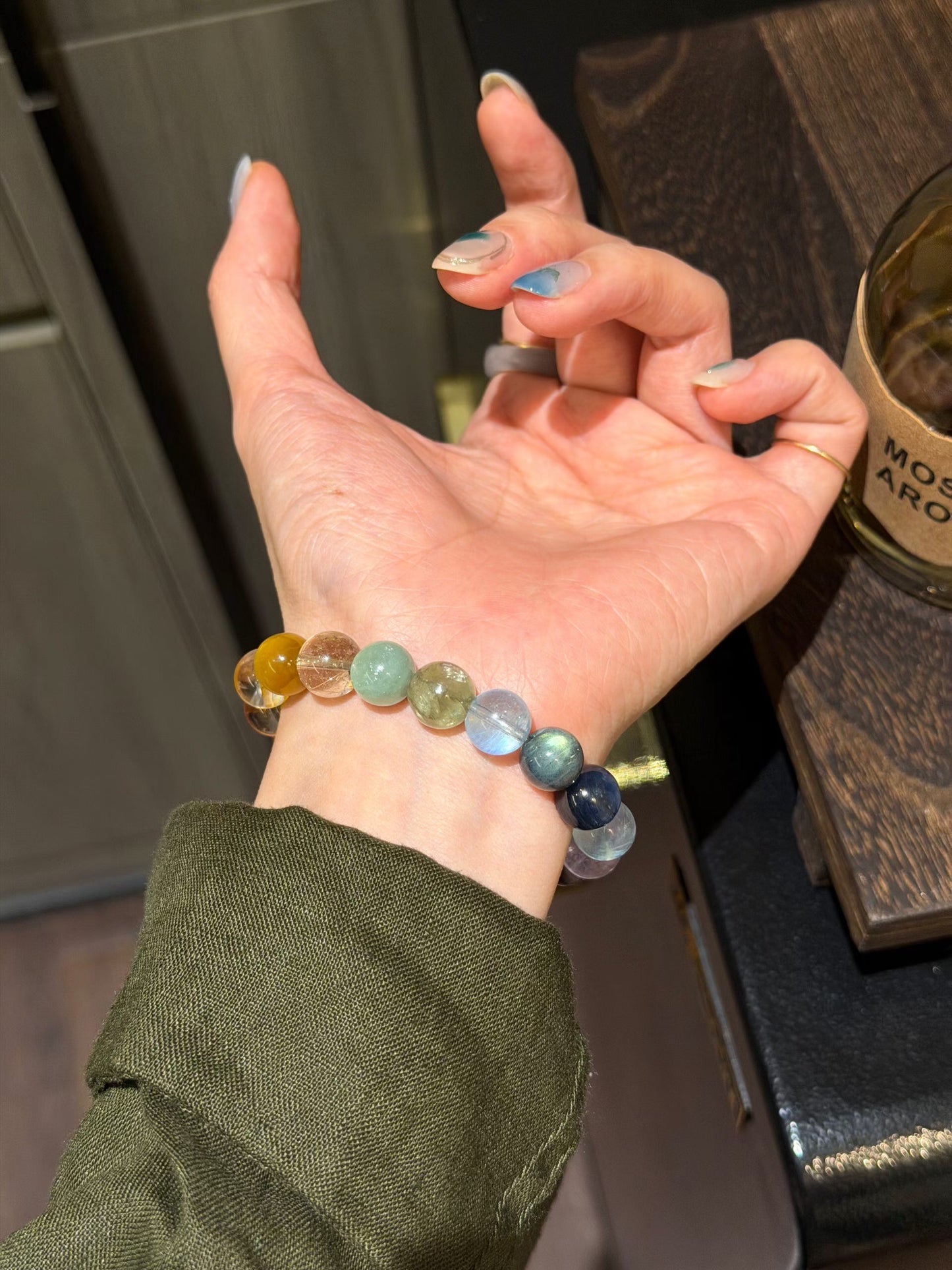 Synergy 18-Crystal Energy Bracelet – Holistic Healing & Daily Mindfulness