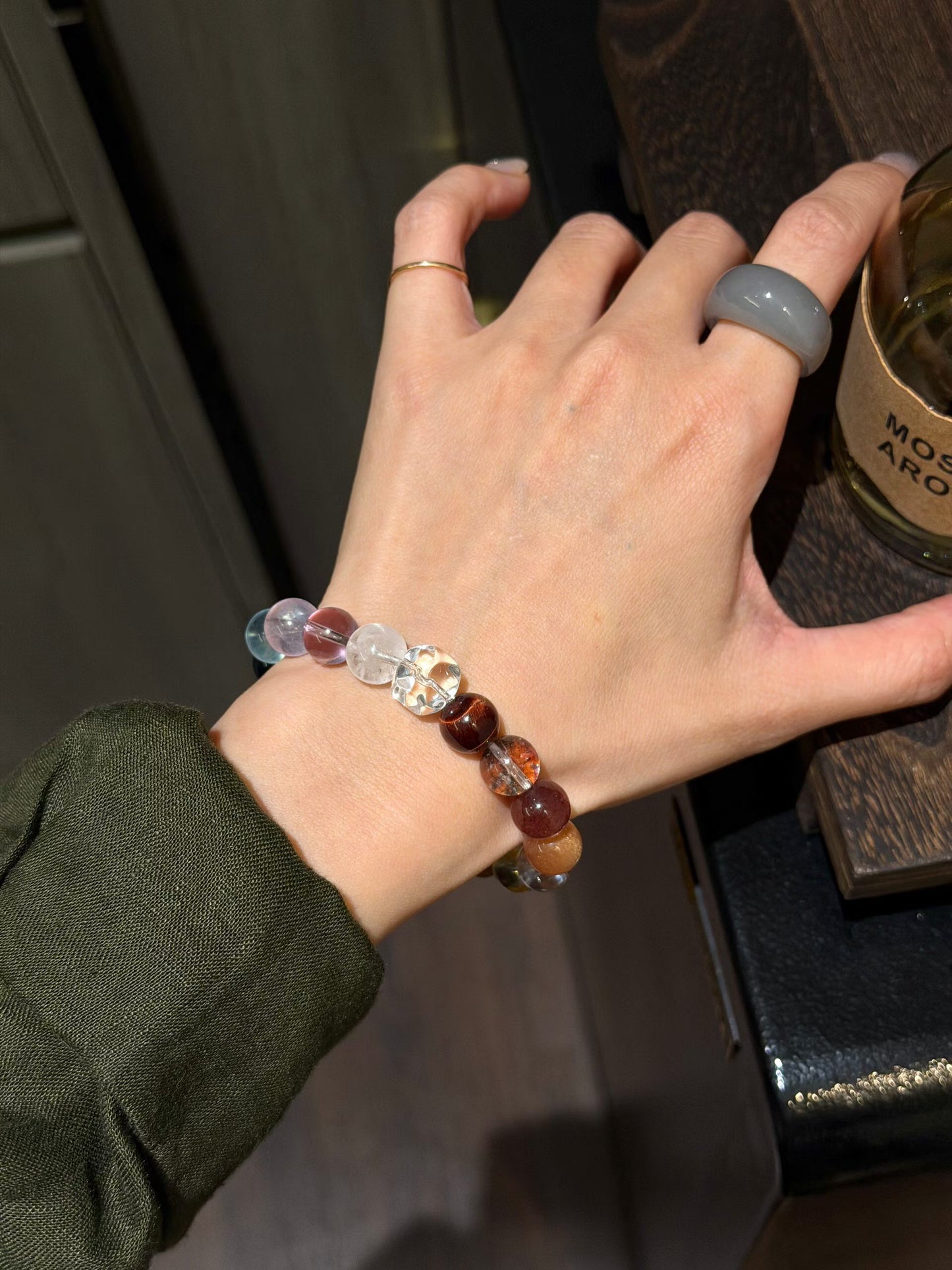 Synergy 18-Crystal Energy Bracelet – Holistic Healing & Daily Mindfulness