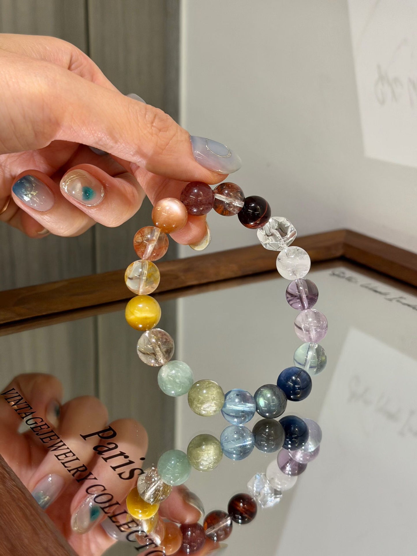 Synergy 18-Crystal Energy Bracelet – Holistic Healing & Daily Mindfulness