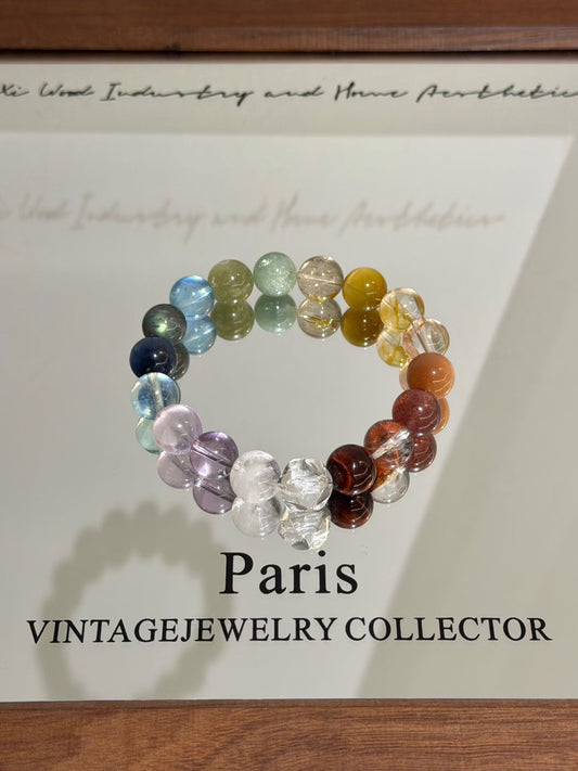 Synergy 18-Crystal Energy Bracelet – Holistic Healing & Daily Mindfulness