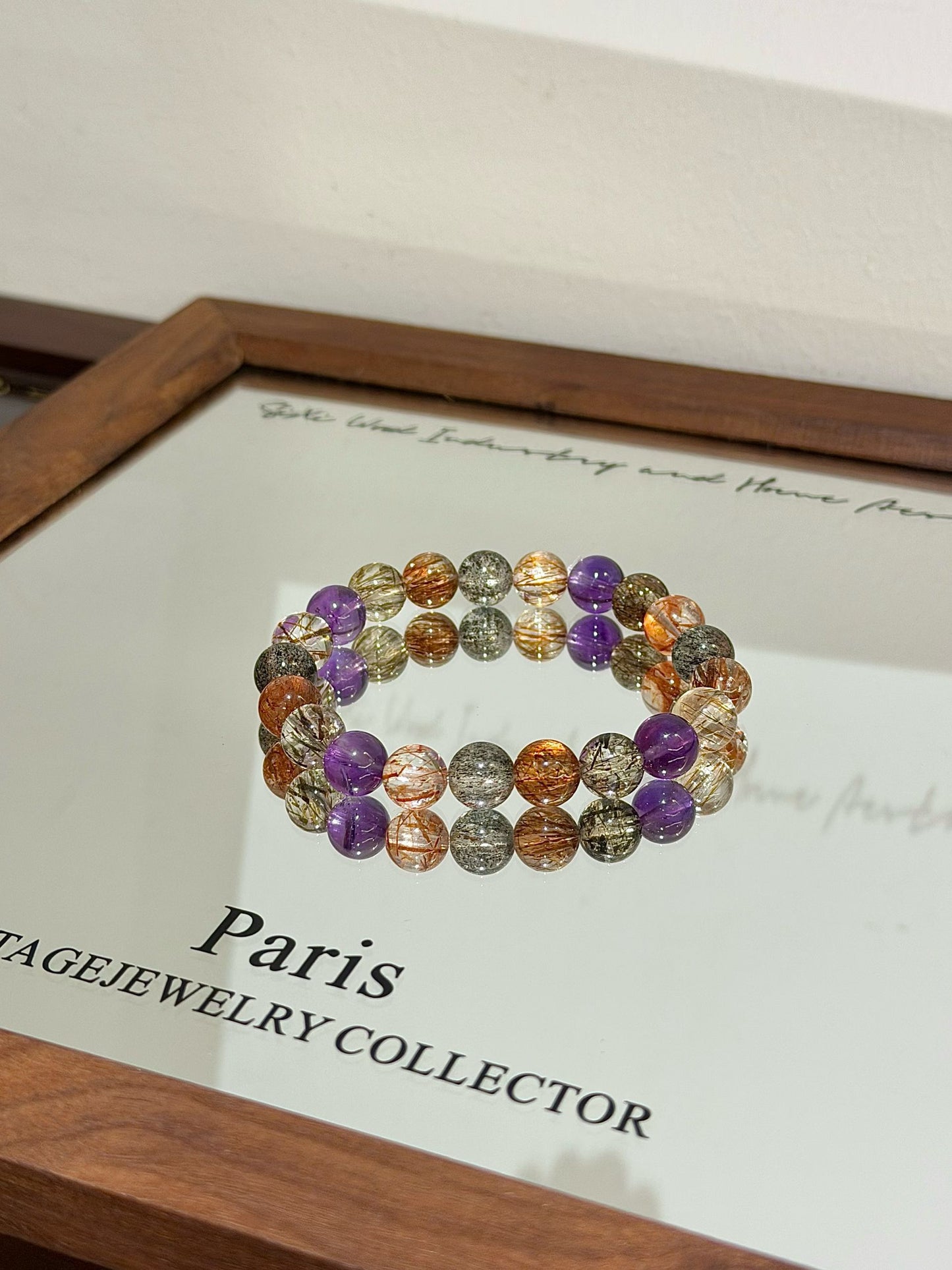 Amethyst & Black Rutilated Quartz for Energy, Protection & Focus