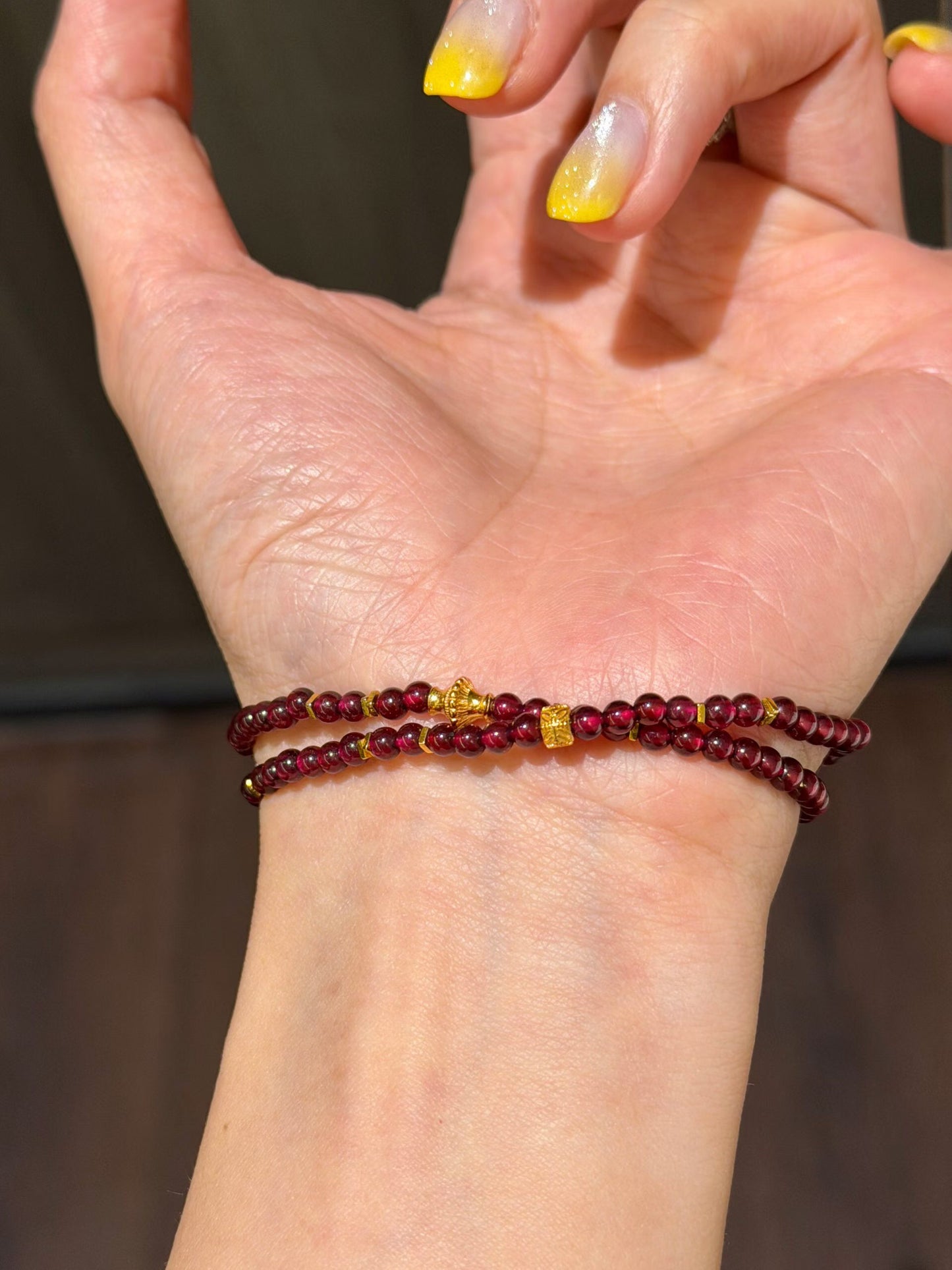 Mother’s Day Special | Garnet Vitality Double-Wrap Bracelet Root Chakra Healing