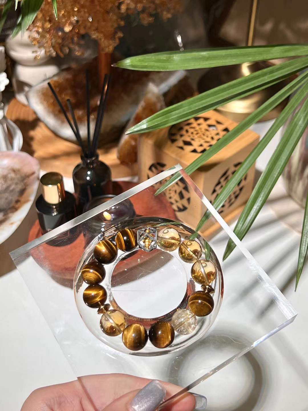 Earth Element | Citrine, Golden Tiger’s Eye & Rutilated Quartz Wealth Bracelet