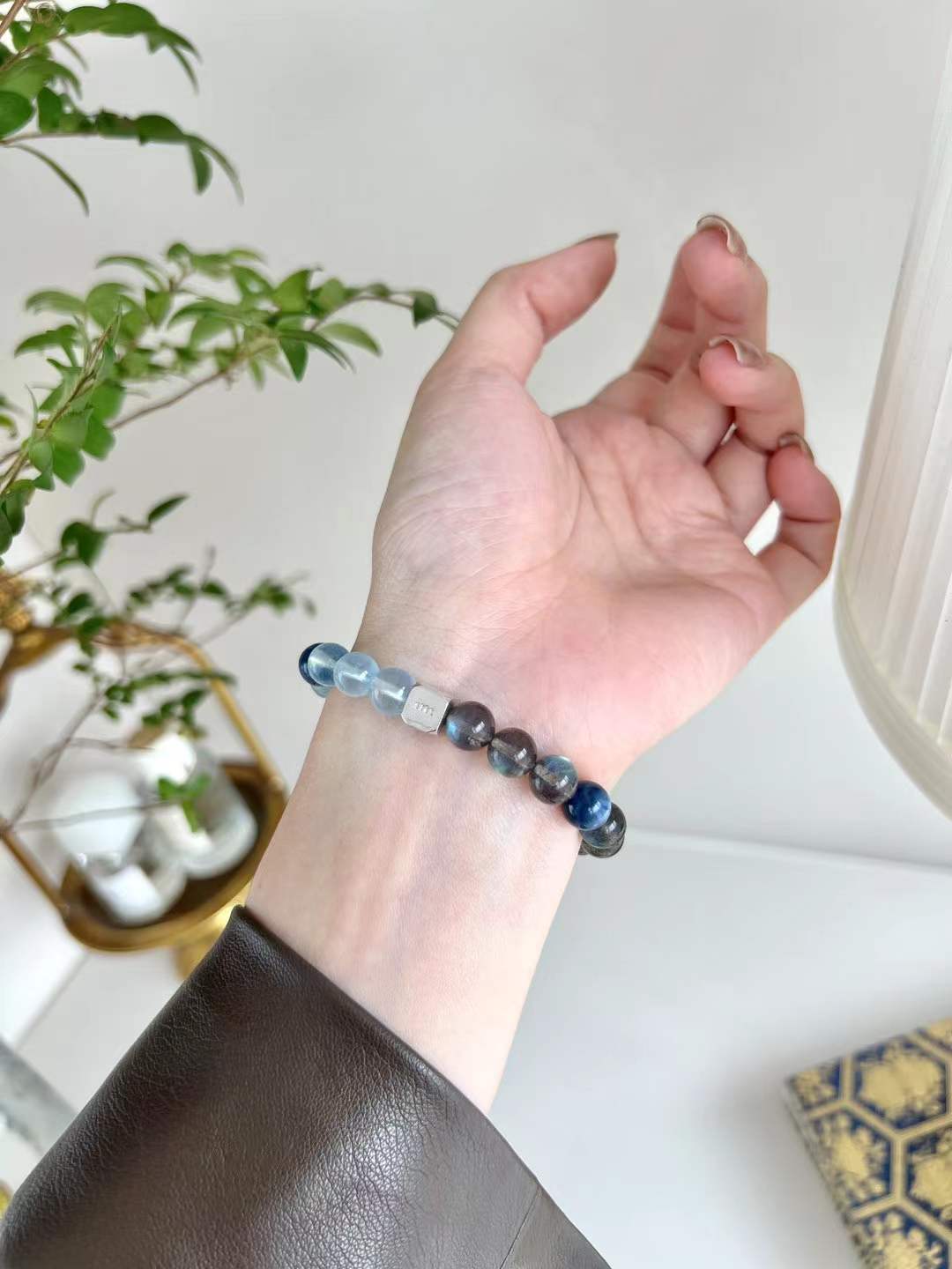 Water Element | Blue Kyanite, Grey Moonstone & Aquamarine for Peace & Clarity