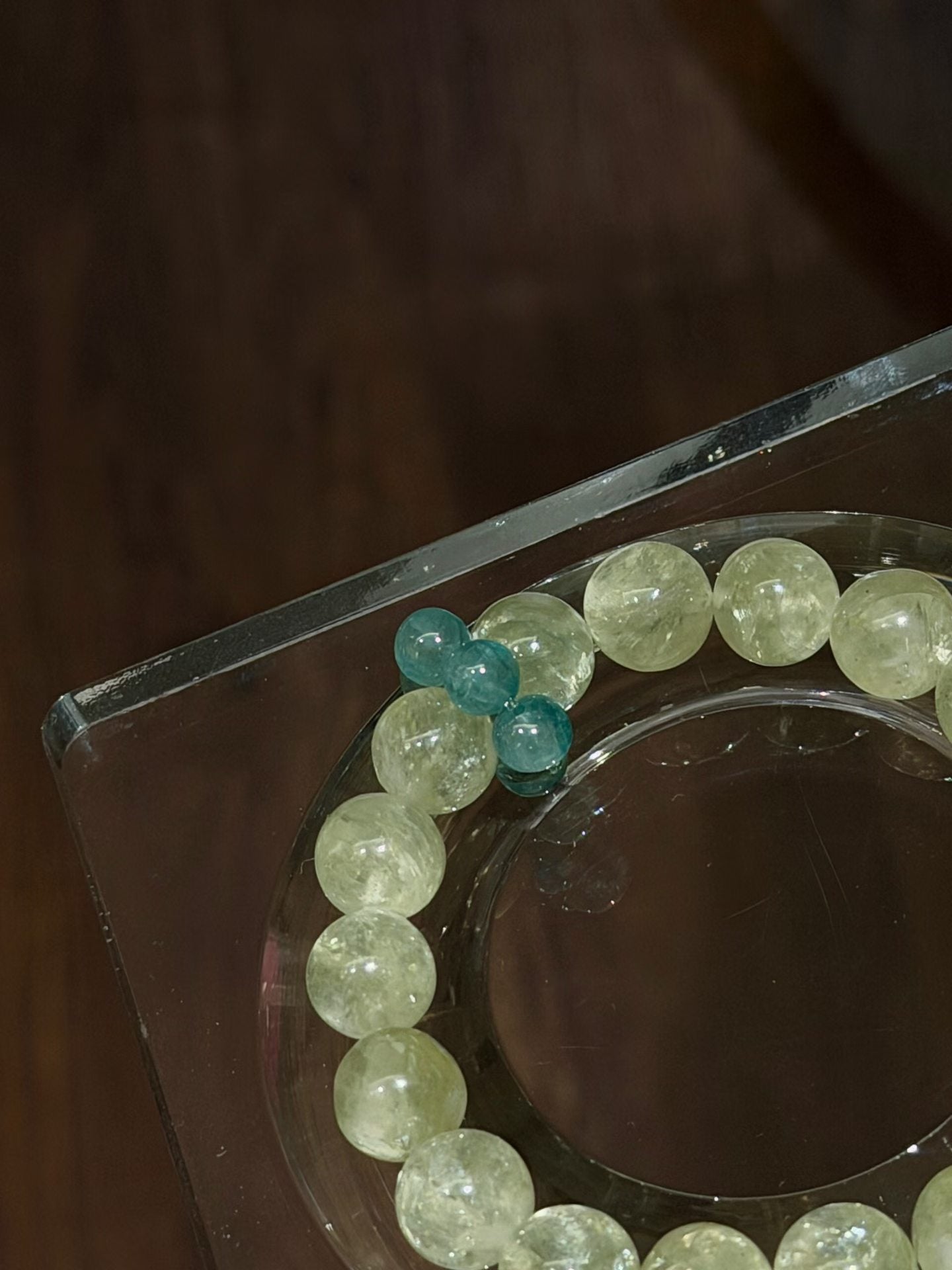 Wood Element | Natural Green Fuchsite & Green Apatite Bead Bracelet for Growth, Abundance & Deep Heart Chakra Healing