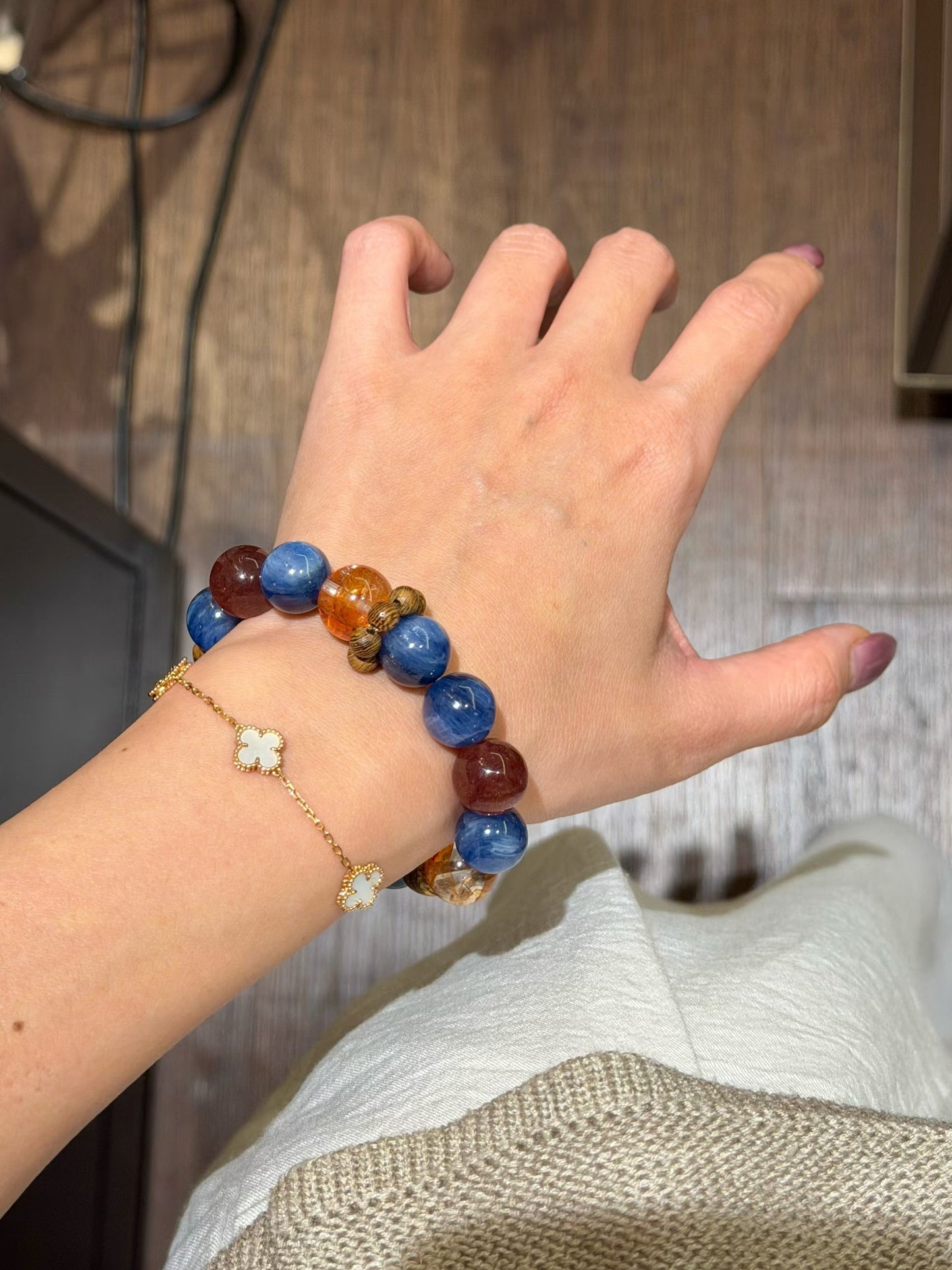 Strawberry Quartz, Red Fire Quartz & Blue Kyanite for Emotional Renewal, Confidence, and True Self-Expression