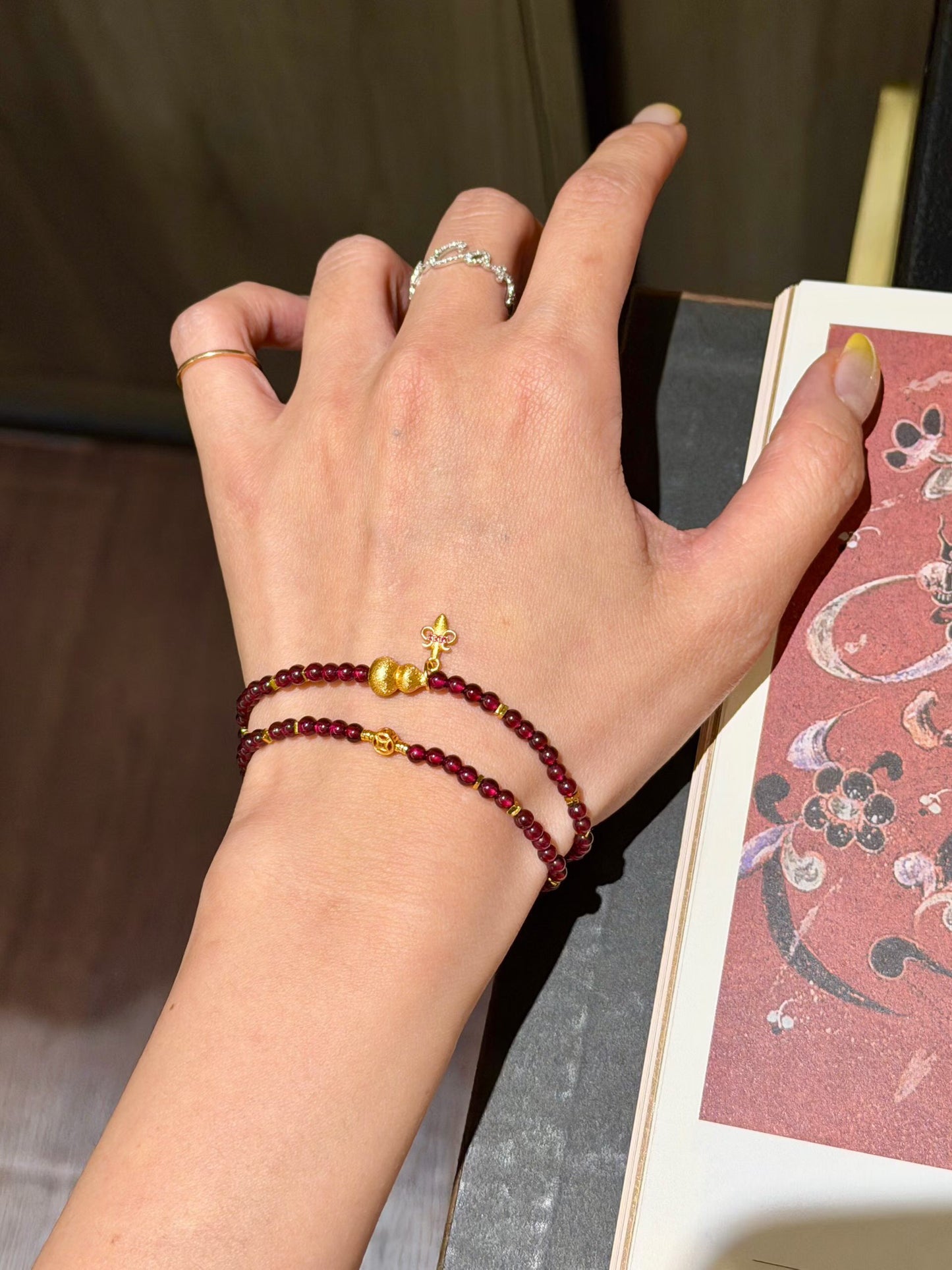 Mother’s Day Special | Garnet Vitality Double-Wrap Bracelet Root Chakra Healing
