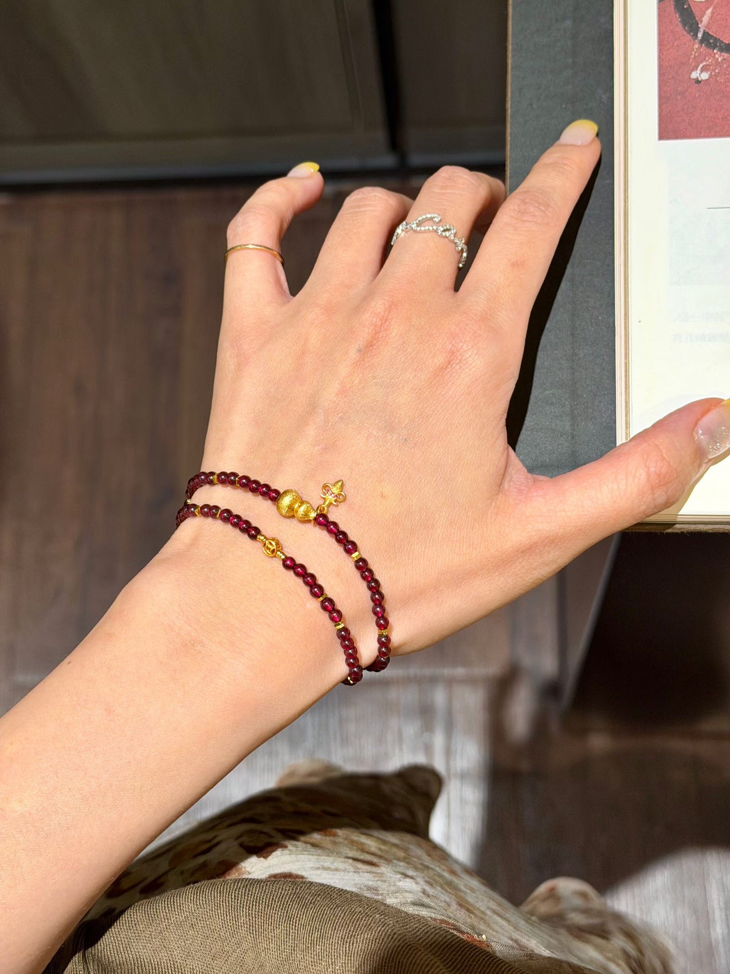 Mother’s Day Special | Garnet Vitality Double-Wrap Bracelet Root Chakra Healing