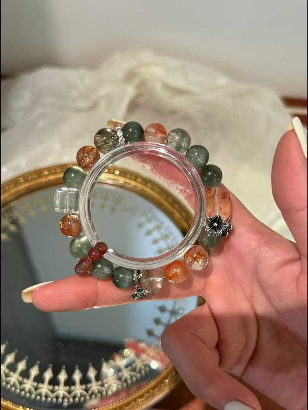 【Aura of Nature】Growth and Creativity Energy Crystal Bracelet|Wood to Fire Element