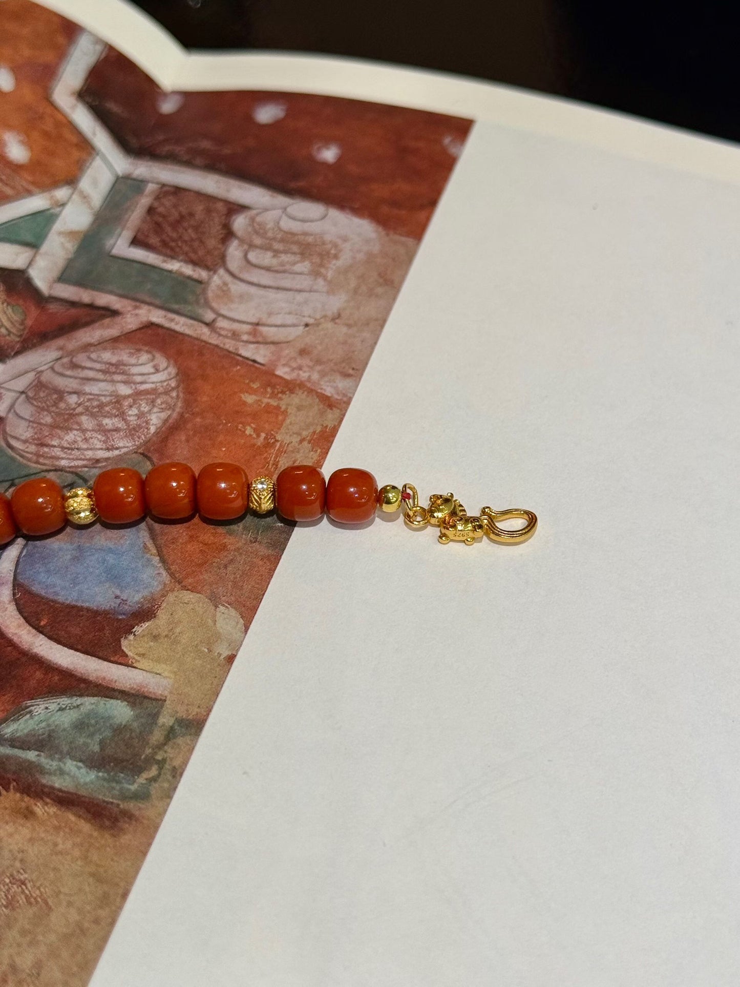 Fire Element | Year of the Horse Limited Edition: Southern Red Agate Bracelet with S925 Silver Horse Charm